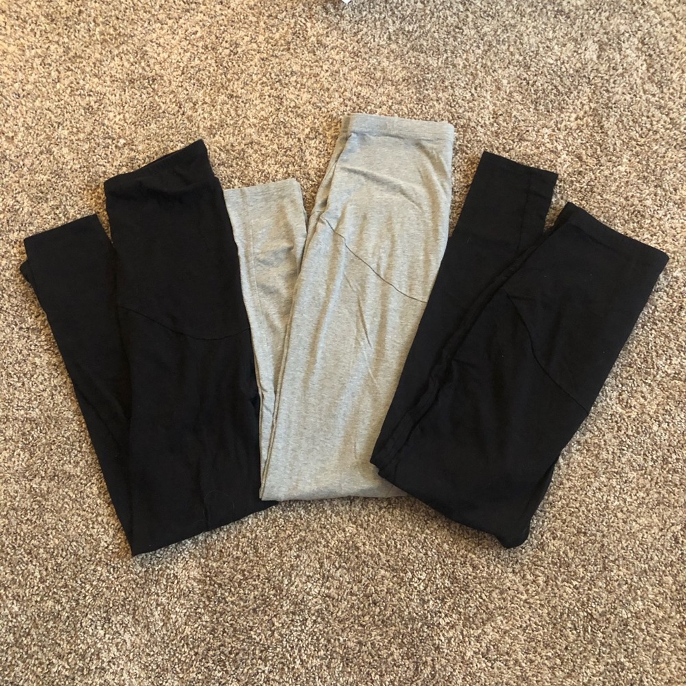 3 Pairs of Maternity Leggings